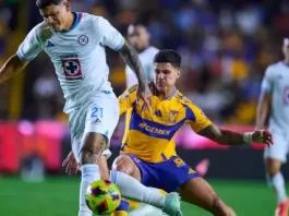 Tigres derrota a Cruz Azul y es segundo lugar de la tabla